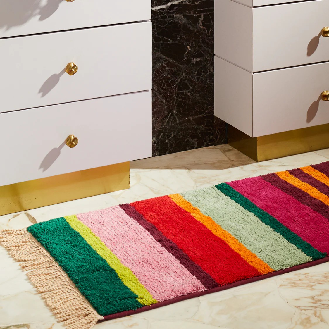 Sage and Clare Corinne Bath Runner | Sterling Belle